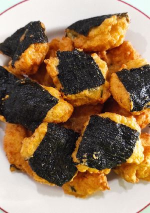 Foto resep Shrimp tofu with nori