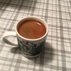 A picture of Greek coffee ☕️.