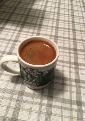 A picture of Greek coffee ☕️.
