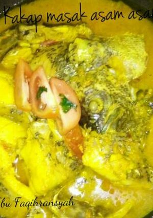Foto resep Ikan Kakap masak asam asam