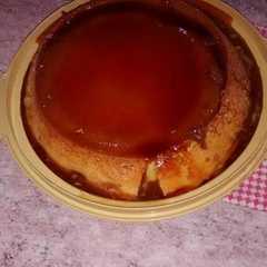 Una foto de Flan casero