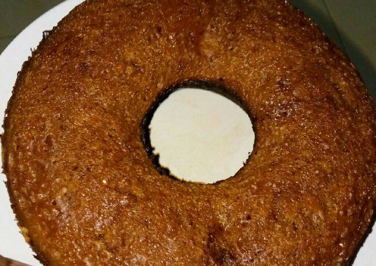 Cake caramel alias sarang semut praktis