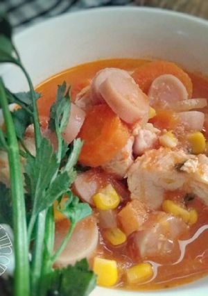 Foto resep Sup Merah
