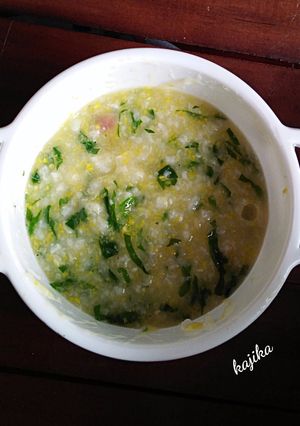 Foto resep Mpasi 7m+ (bayam+jagung)