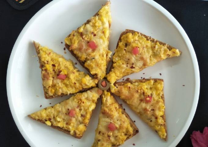 Recipe of Andrew Copley Creamy Corn Toasts