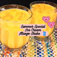 A picture of Summer Special Ice Cream Mango Shake 🥤.