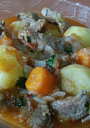 A picture of Slow cooked Beef stew.