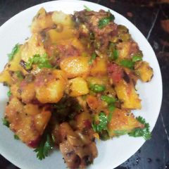 A picture of Mix vegetables with chicken.