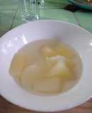 Manzana Al vino blanco