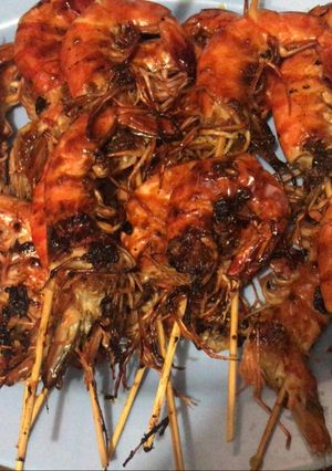 Foto resep Udang bakar madu