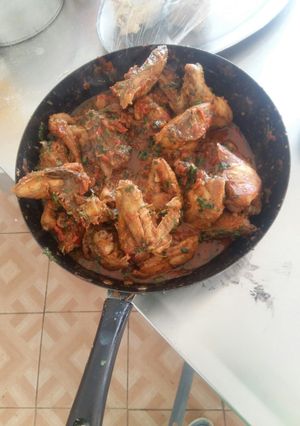 A picture of Kienyeji chicken stew# recipemarathon.