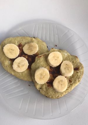 Una foto de Pancakes proteicos de banana🍌