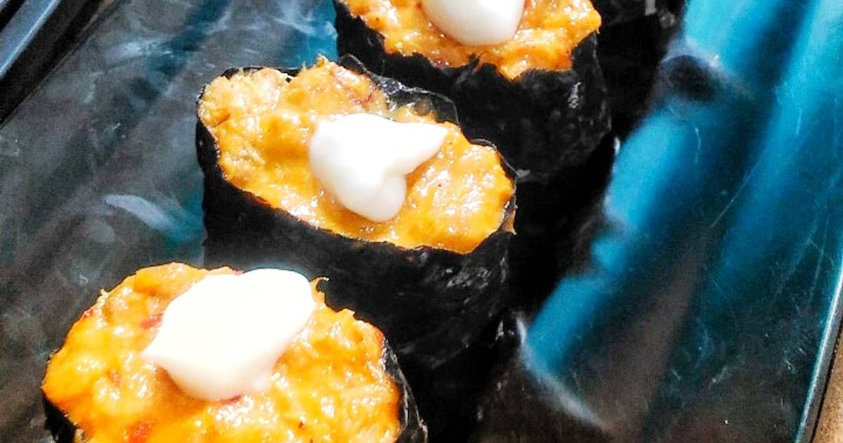 Resep Spicy tuna gunkan maki oleh Annisa Rahayu Cookpad