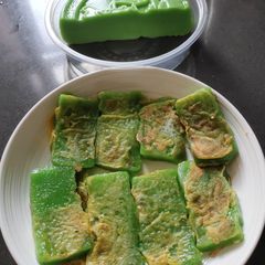 A picture of Tikoy or Year Cake.