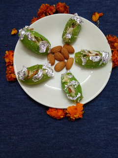 A picture of Parwal ki mithai.