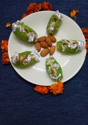 A picture of Parwal ki mithai.