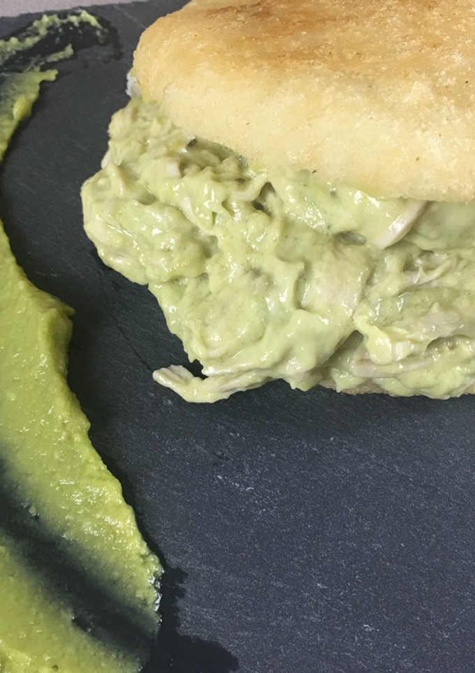 Una foto de Arepas