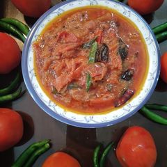 A picture of Timater ki chutney.