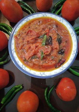 A picture of Timater ki chutney.