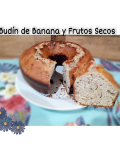 Una foto de Budín de Banana y Frutos Secos