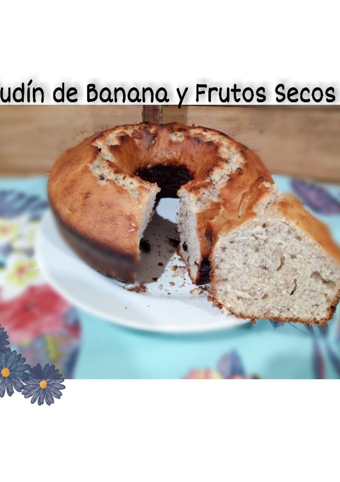 Una foto de Budín de Banana y Frutos Secos