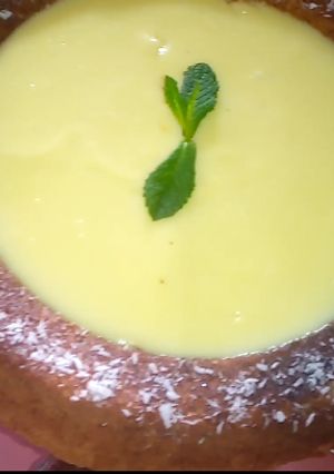 صورة لوصفة كيكة بالحامض 🍋 بكريمة بالحامض 🍋