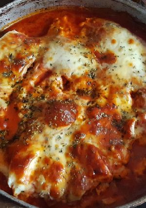 Una foto de Pescado a la pizza