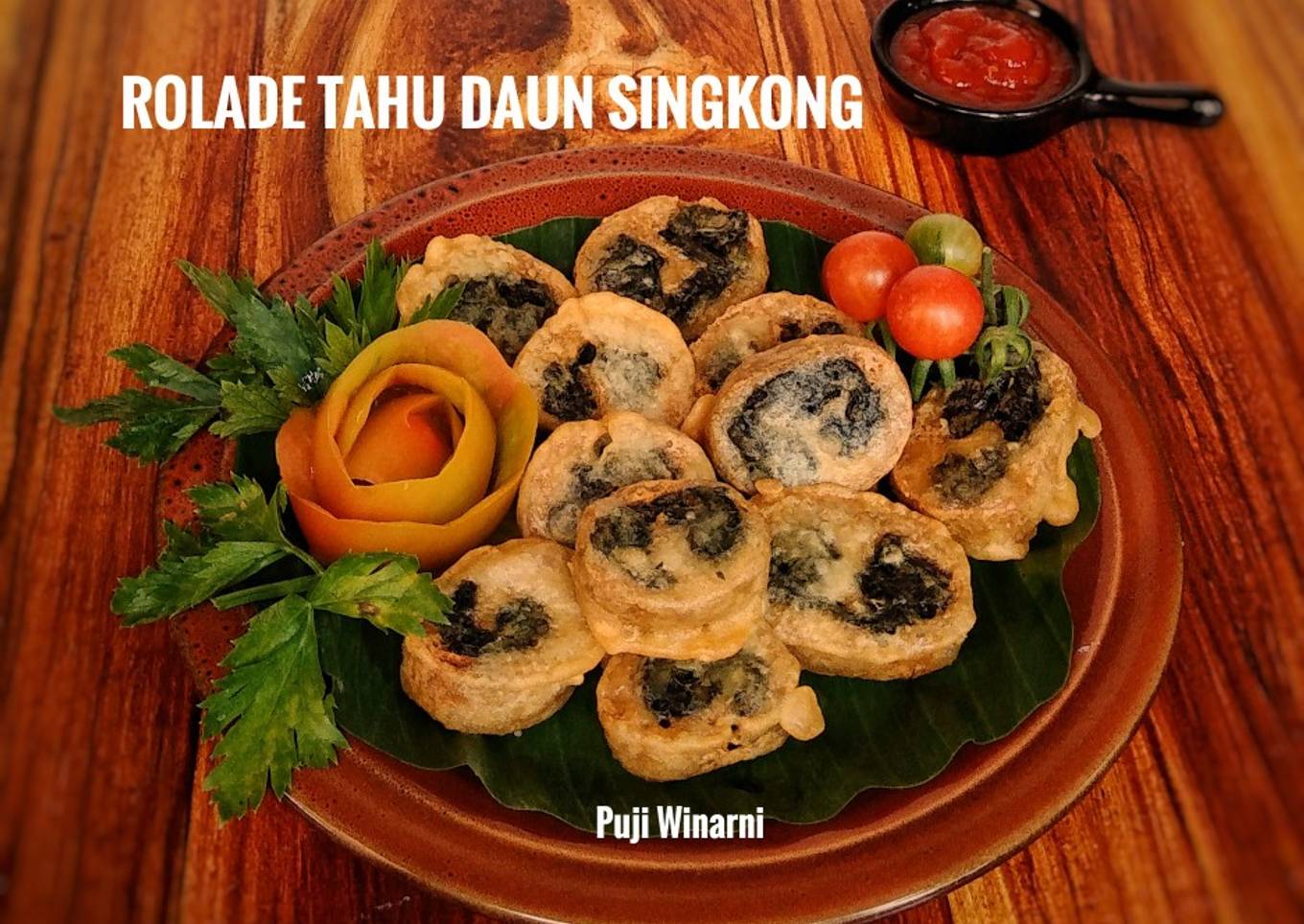 Rolade tahu daun singkong