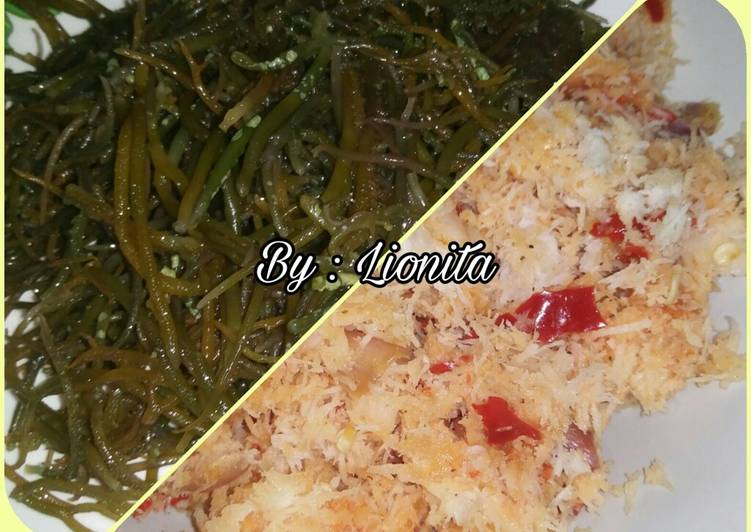Resep Urap Rumput Laut Karangan, Enak