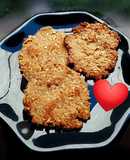 Galletas de Avena, coco y crema de maní