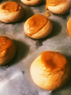 Una foto de PEPAS DE CHOCOLATE !!! DULCE DE BATATA !! Y GALLETITAS CHISPAS