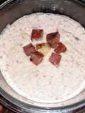 Dip  o Crema para untar de Panceta y Cebolla