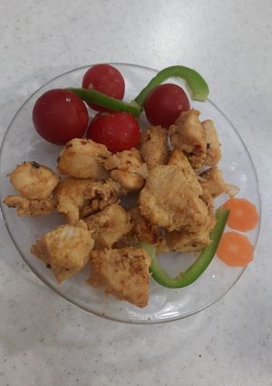 عکسی از دستور مرغ مزه دار شده بی نظیر