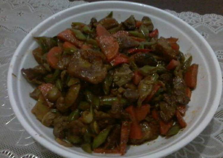 Cara mudah memasak Tumis buntel amtiso yang simpel