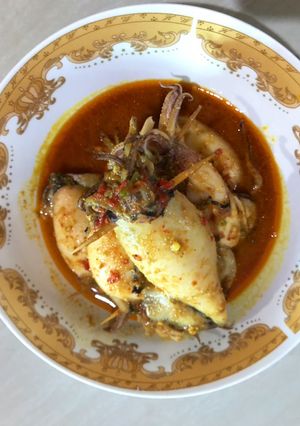 Foto resep Cumi isi tahu masak kuah