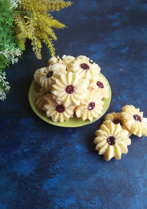 Foto resep Blueberry Spritz Cookies
