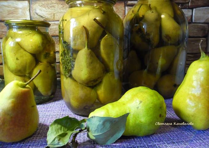 Вкусный компот из груш  #заготовки