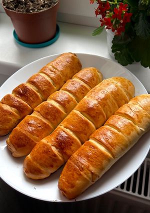 O poză a rețetei Homemade covridog.