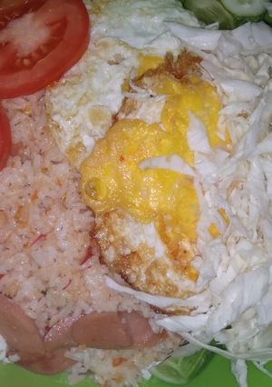 Foto resep Nasi goreng sosis ala mama purdani