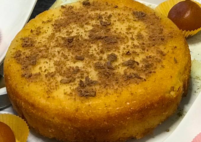 Saffron Semolina Coconut (SSC) Cake