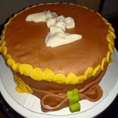 A picture of #fondantchallenge Making Fondant.