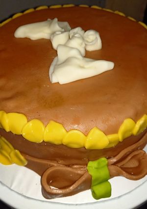 A picture of #fondantchallenge Making Fondant.