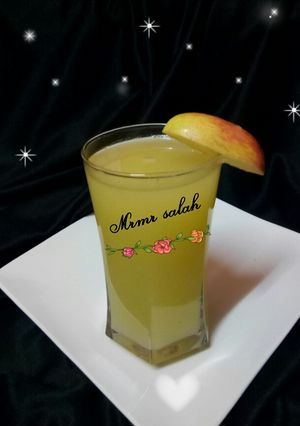 صورة لوصفة عصير التفاح🍹🍎