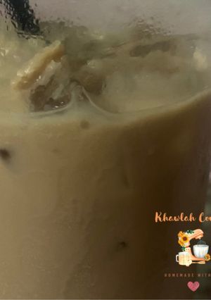 Foto resep Honey Oat Latte Ice Ala Fam Mart