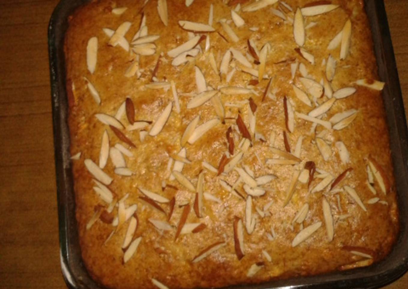 Banana & Apple cake without eggs and oil