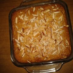 Banana & Apple cake without eggs and oil A picture of Banana & Apple cake without eggs and oil.