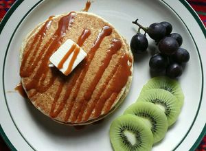 Una foto de Hot cakes de harina de maíz 🌽