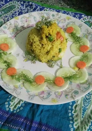 वेजिटेबल पुलाव (Vegetable pulav recipe in hindi) रेसिपी मुख्य फोटो