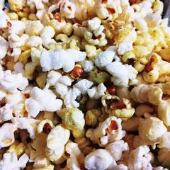 A picture of Homemade butter popcorn.