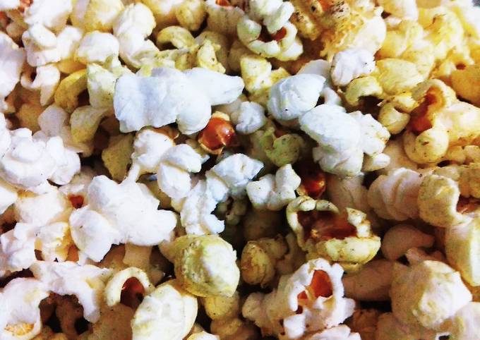 Homemade butter popcorn